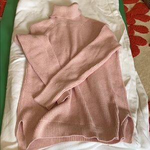 J Crew is waffle knit turtleneck nwot small